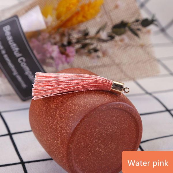 

50pcs mini metal cap tassel jewelry curtain garments decorative accessories diy key cell phone bag fringe trim tassel pendant h jllikr