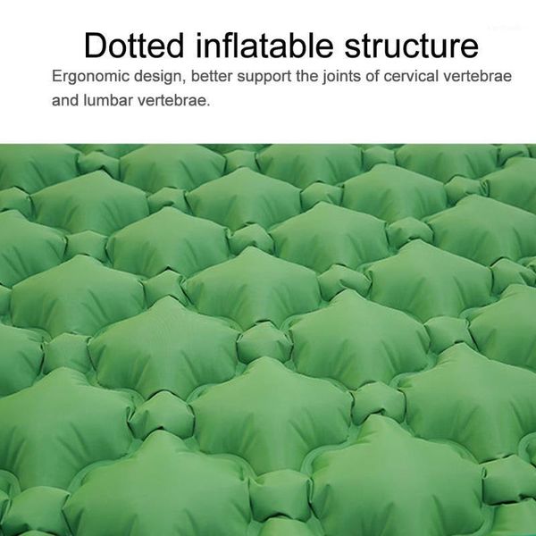 

outdoor pads portable backpacking waterproof inflatable sleeping mat travel folding bed camping with pillow pump ultralight hiking1