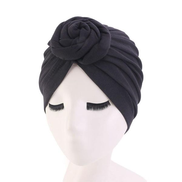 

beanie/skull caps colorful cotton bonnet head hair styling cover wrap hat salon night natural curly double elastic bathing sleep women, Blue;gray