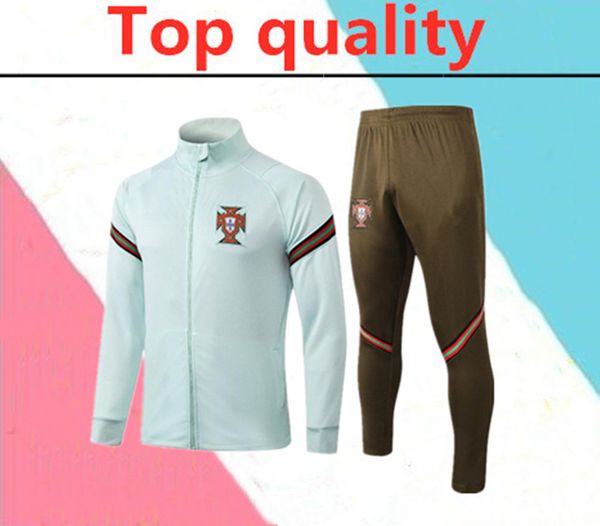 

2020 ronaldo soccer tracksuit 2020 2021 ronaldo training suit long pants football training clothes sportswear tracksuit, Black