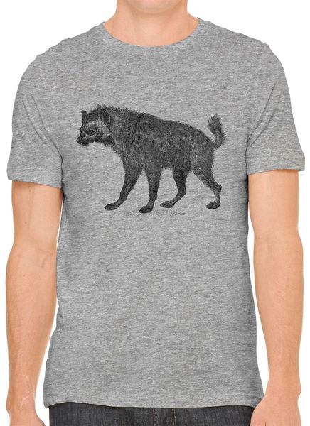 

austin ink apparel fine jersey african spotted hyena print soft t-shirt sport hooded sweatshirt hoodie