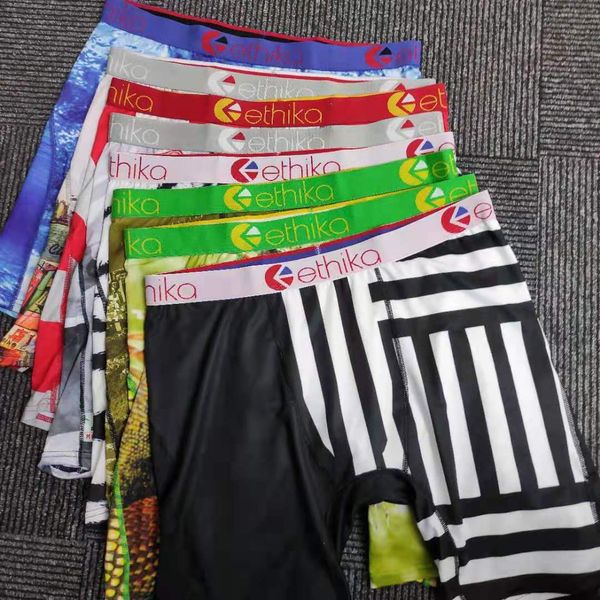 

2021 casual style staple food sports underwear hip hop rock beach skateboard street underwear designer ethika men's stretch quick dry 8