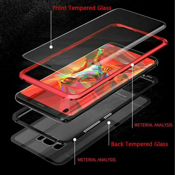 

double sided glass magnetic case for huawei honor 30 pro lite 30s x10 max play 4 pro alumium metal 360 degree h jllubi