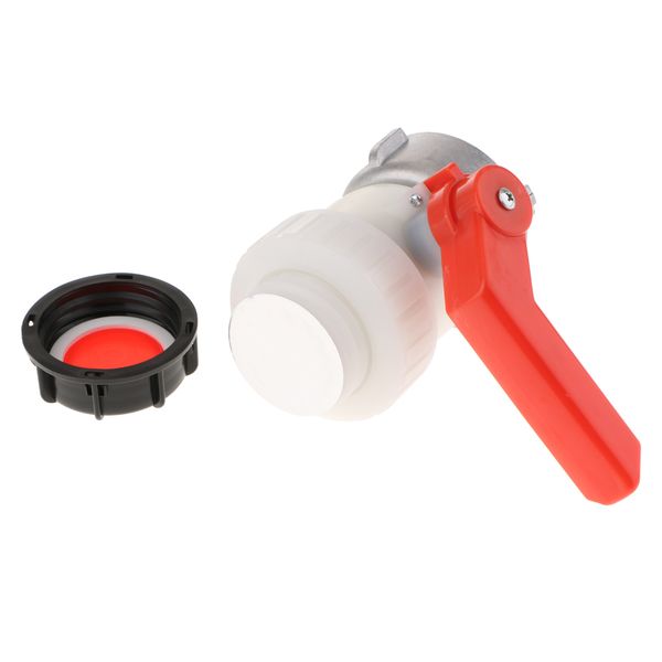 

ibc tote tank drain adapter garden hose ball valve 75mm to 2inch
