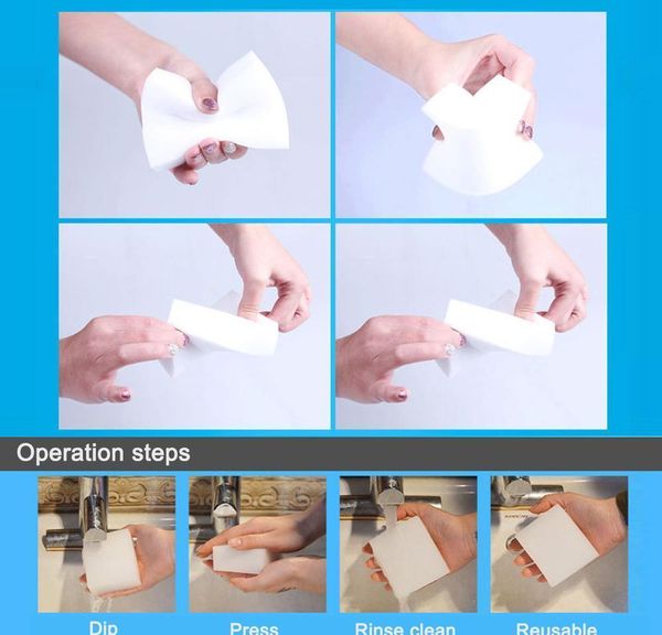 

white melamine sponge magic sponge eraser melamine cleaner for kitchen office bathroom cleaning nano wmtzyl mywjqq