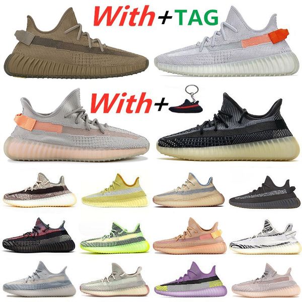 

new classic kanye west men women running shoes yecheil yeezreel lundmark antlia static reflective zebra israfil clay oreo linen gid sneakers