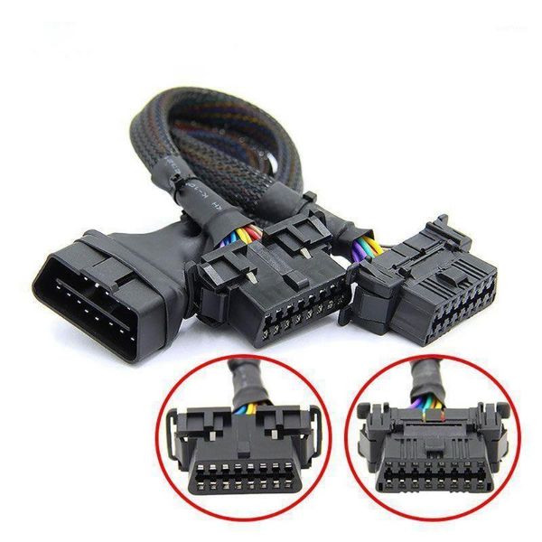 

obd2 extension cable obd 16pin male to female for elm 327 v1.5 for auto car diagnostic tool scanner op-com1