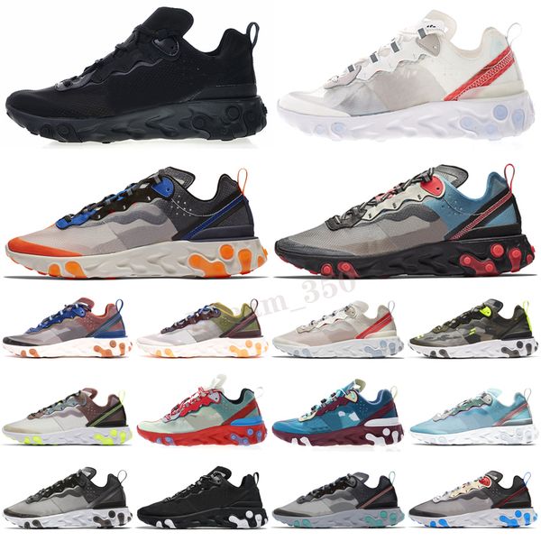 

2020 tour 55 mens run shoes men women orange peel sail triple black white taped seams trainers sports sneakers