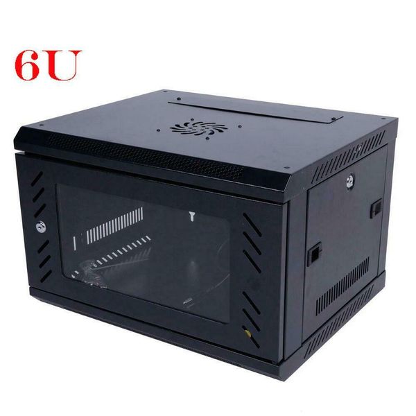 

wall mount network server data cabinet enclosure rack door lock cooling fan