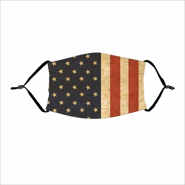 

picture flag camouflage digital daisy printing american mask dustproof breathable