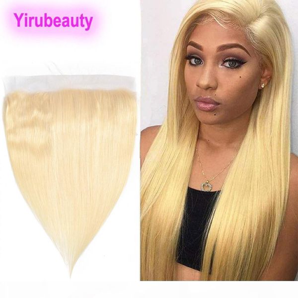 

brazilian virgin hair 13x4 lace frontal 613# blonde remy human hair silky straight 10a pre plucked 13x4 lace frontal 8-22inch straight, Black;brown