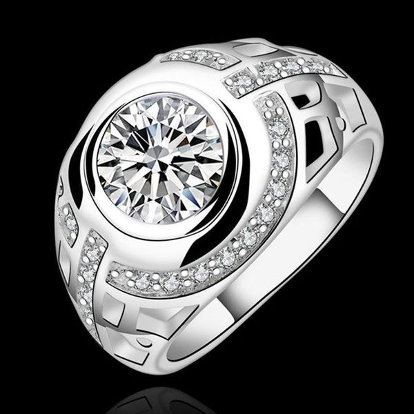 

new cute charms wedding party lady ring lovely cz stone silver color refinement fashion women crystal cz ring r575 h bbyxzs