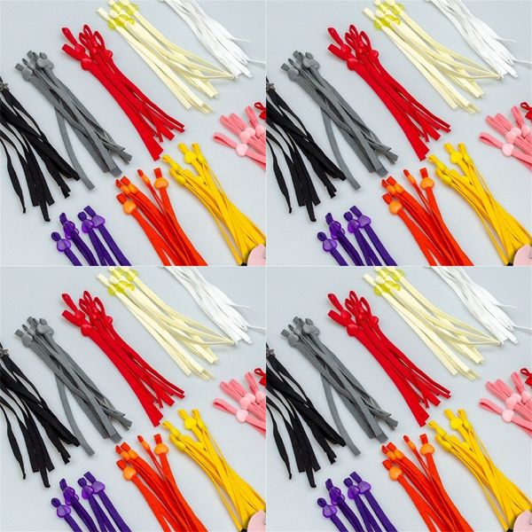 

5mm anti slip elastic hat band extension safety mask cord heart shaped clasp hanging ear rope cloth tools multi colors 0 2wf b2