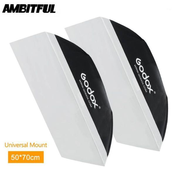 

2pcs godox 20"x27" / 50x70cm p studio softbox soft box with universal mount for e250 e300 k-150a k-180a studio flash strobe1