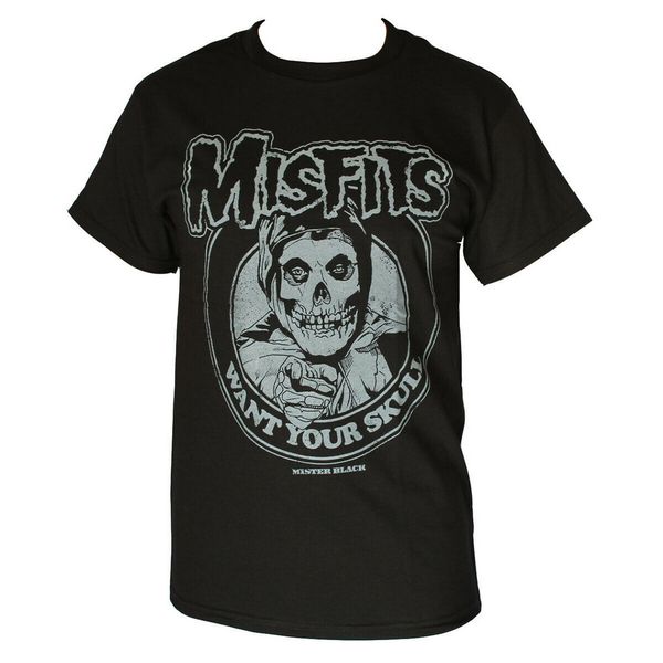 

misfits want your skull men's t-shirt black streetwear funny tee shirt sport hooded sweatshirt hoodie