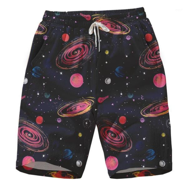 

men's shorts summer 3d printed beach star pattern fashion custom man shorts1, White;black