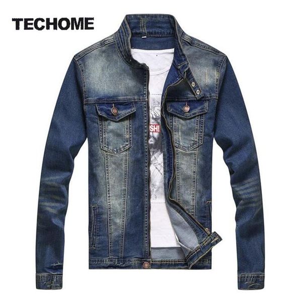

men's jackets nice men clothing denim jacket spring outdoors casual jeans coats outerwear plus size m-xxxl fashion, Black;brown