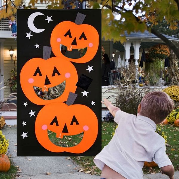 

adrdx sandbag throwing curtain outdoor outdoor game halloween sandbag curtain throwing felt game halloween felt 2xhjl