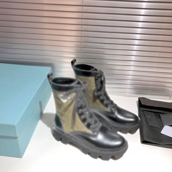 

new products design women's shoes fashion british boots lin456 round toe martin boots patent leather thick bottom round toes size 35-40, Black