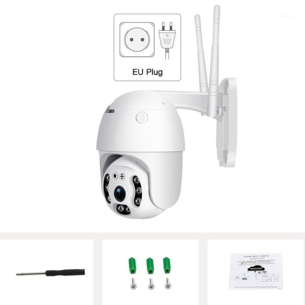 

1080p outdoor speed dome wifi camera ip 2mp h.265 audio ptz wireless camera ai cloud-sd slot onvif surveillance ip1