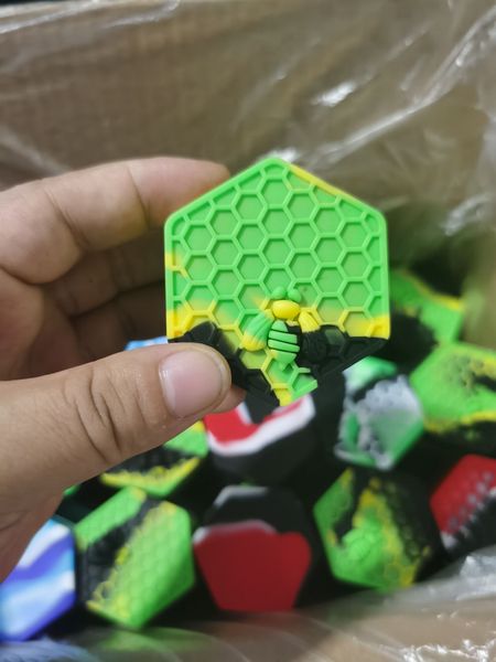 

dhl jars containers containers nonstick wax grade hexagonal 26ml silicone shipping box fda dab vape food vaporizer for bbyts