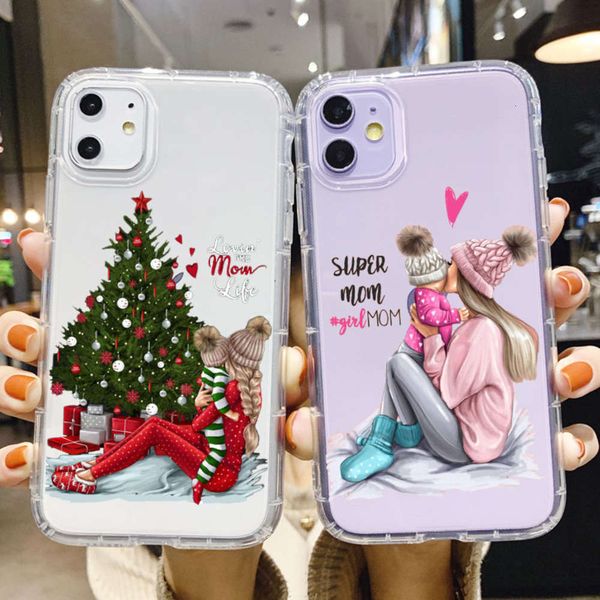 

punqzy mobile phone cover for mother and child, soft tpu cover for vip 12 pro 11 pro max xr 6 6s 7 8 plus x xs max se 2