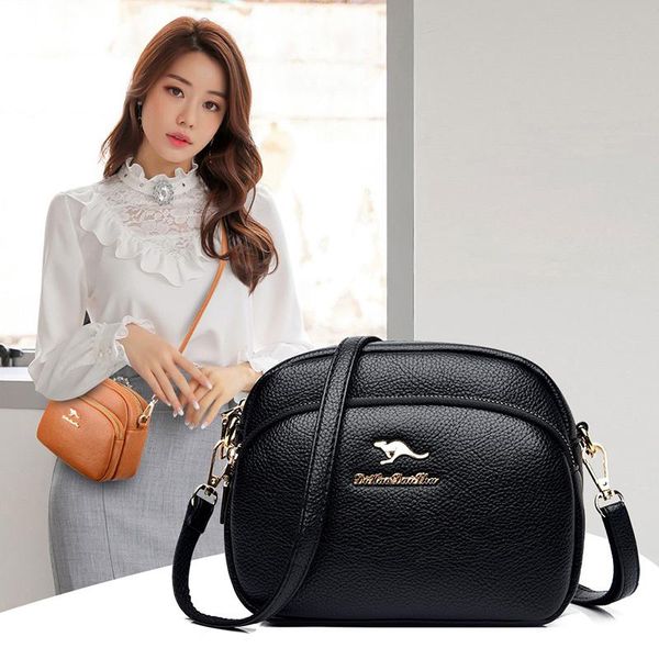 

small pattern lychee vintage crossbody women simple pu luxury bag shoulder solid color leather handbag for black messenger bags lhfnf