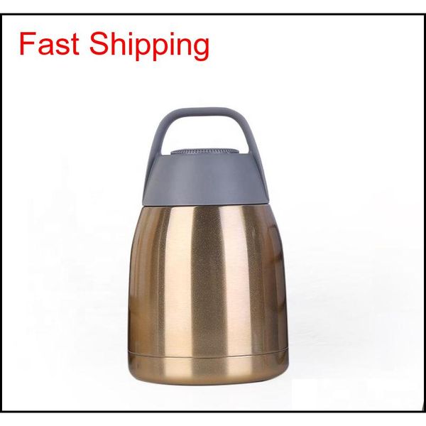 

stainless steel vacuum insulated food jar with handle,20oz double wall leak proof thermos qylpvd tore2010