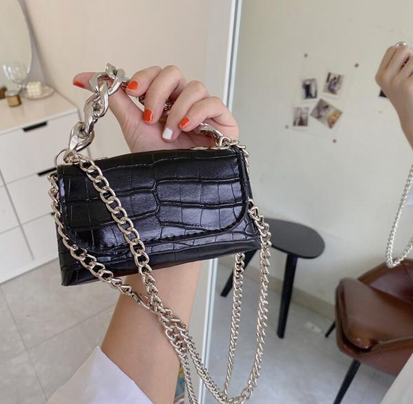 

женщина толстые цепи талии сумка повелительница crossbody ларчик сумка ins девушки мини-сумки на ремне