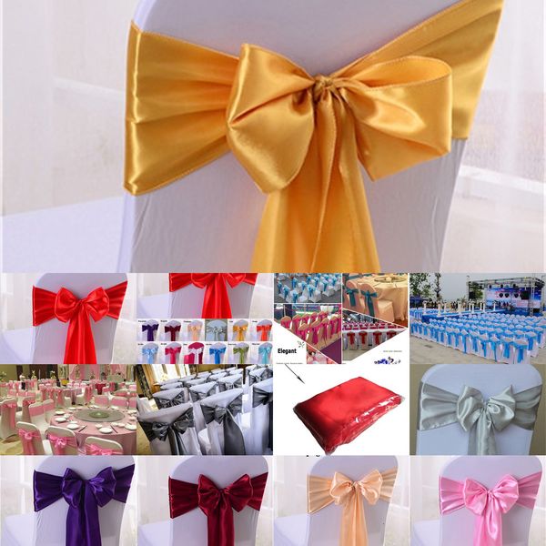 

cover sash bow tie ribbon decoration satin party supplies chair sashes for wedding deocoration 6 nvq7k