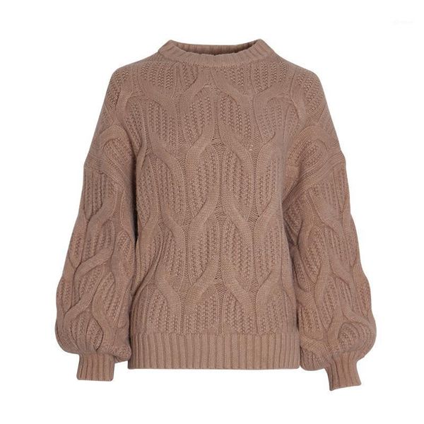 

2019 the new autumn winter fashion round collar sleeve long sleeves show thin leisure 100 knitted sweaters women1, White;black