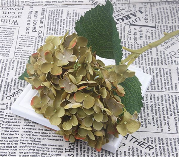 

artificial hydrangea flower simulation silk bouquet diy home wedding decorative flowers for birthday party festival 6 ntu58