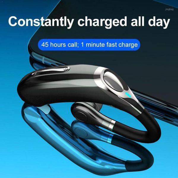 

wireless earphone m50 smart bluetooth earbuds ear hook long standby sport earphone handsvolume control1