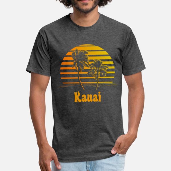 

kauai hawaii sunset palm trees t shirt street casual tracksuit hoodie sweatshirt