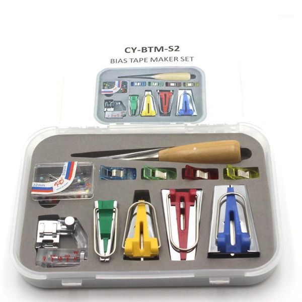 

1pcs multifunctional trim control sewing supplies accessories sewing bias tape makers diy patchwork quilting package edge1, Black