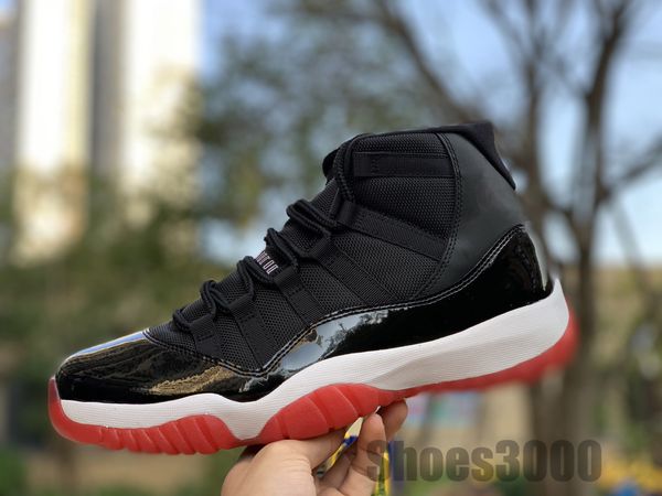 

разводят 11s высокого качества 11 плей-офф мужчины женщины jumpman баскетбол обувь concord 45 white metallic silver платина оттенок space ja, Black