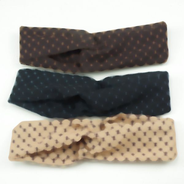 

letters printed headband ins fashion silk hairbands for women tide wild street party headbands 3 colors, Silver