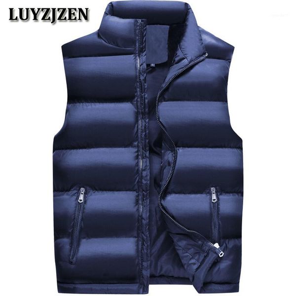

men's vests fashion casual coats jackets mens vest jacket for men winter sleeveless cotton-padded waistcoat plus size m-8xl k1261, Black;white