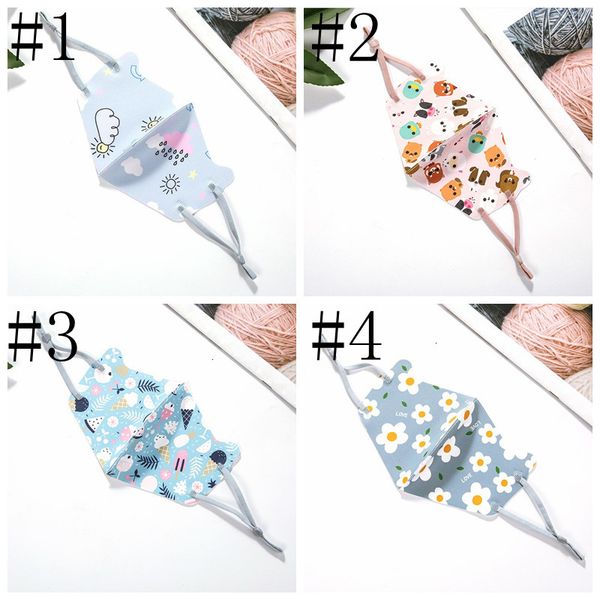 

dustproof styles mask children protective ice silk 4 breathable reusable face masks yya231in stock124455