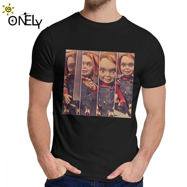 

sport soft good guy doll chucky revengej horror t-shirt crazy style o-neck tee