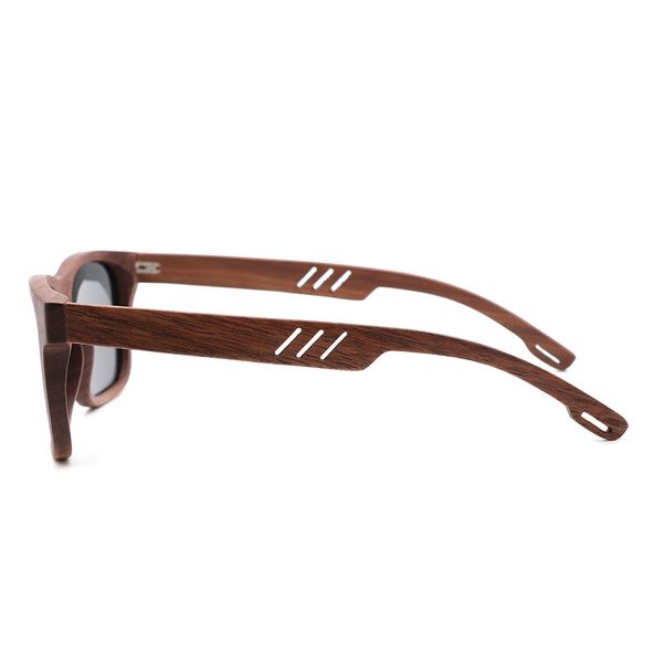 

new fashionable and novel bamboo frame sunglasses retro trendsetter wood men and women polarized sunglasses multicolor lenses choose glasses, White;black