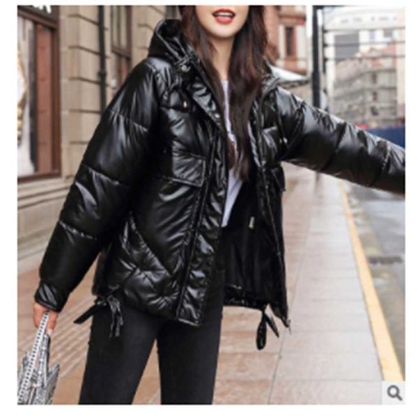 

2020 new women's down jacket female parkas winter bread cotton short coat, Black