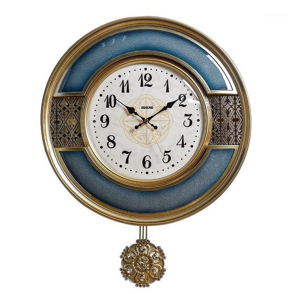 

wall clocks european clock modern design pendulum watch mechanism shabby chic living room american quartz bedroom sc611