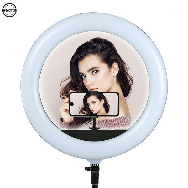

led professional18 inch ring light with tripod pgraphic lighting youtube live annular lamp 45cm selfie ring lamp with stand1