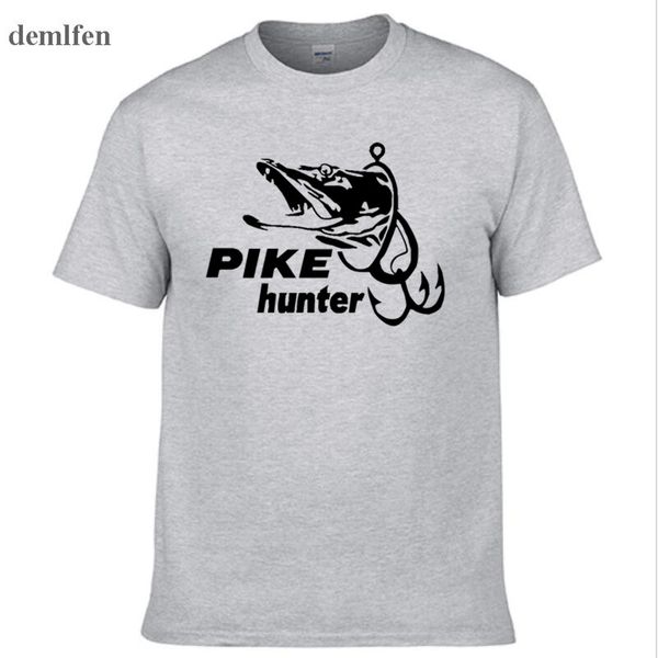 

brand mens fashion pike hunter print short sleeve casual s male homme sport hooded sweatshirt hoodie men t shirt