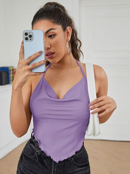 

cowl neck tie back bandana 650h#, White