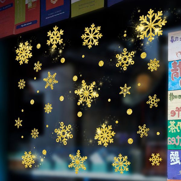 

vinyl films shop window diy art decorative stickers christmas decorations for home new year 2021 wall decal navidad