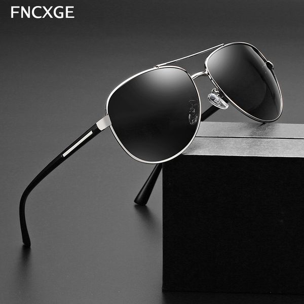 

men's sunglasses polarized brand designer driving fishing pilot male sun glasses gafas oculos de sol masculino for men eyewear, White;black