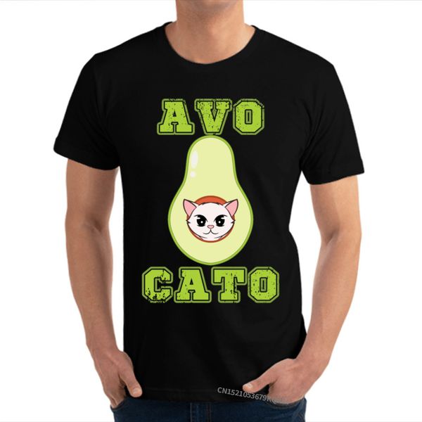 

cat avocado all cotton design 2020 camisas men group lovers day streetwear hoodie designers t shirts sweatshirt