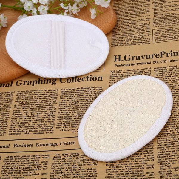 

a-natural scrubber remove dead loofah pad sponge home cleaning tool body skin bathing massage tools 8*12cm owb2089